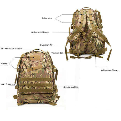 Outdoor Camping Hiking Rucksack BAG NEW Military Assault Tactical Backpack