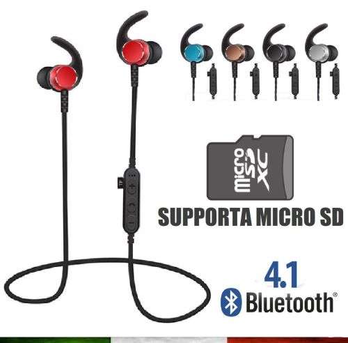 Auricolari Cuffie wireless sport Bluetooth