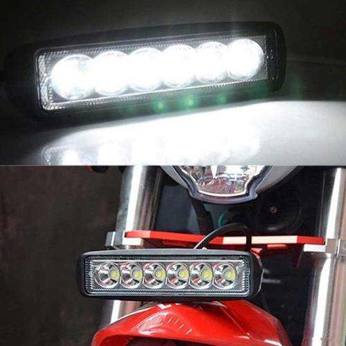 Bulk From 6 // 18W LED Bright Light Fog Offroad SUV Car Boat Bright Light Work Bar Dr