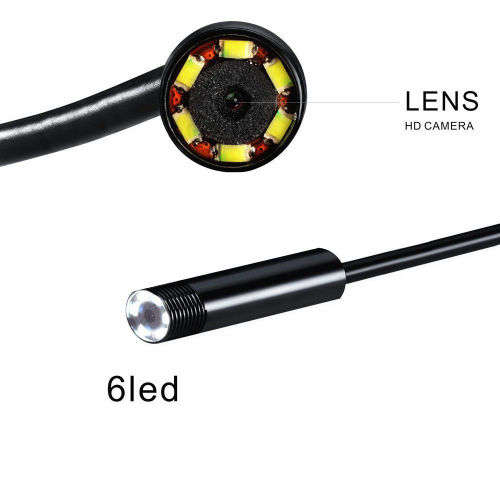 Waterproof Endoscope Camera Android Smartphone 6 LED 5.5mm USB Wire