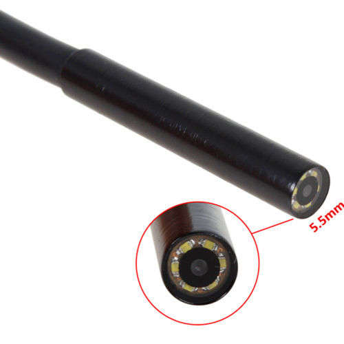Waterproof Endoscope Camera Android Smartphone 6 LED 5.5mm USB Wire