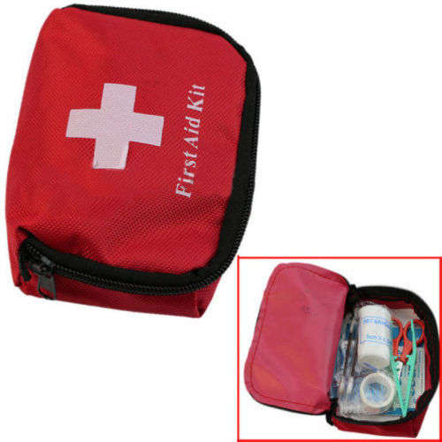 Outdoor Hiking Camping Survival Travel Emergency First Aid Kit Rescue Bag Case