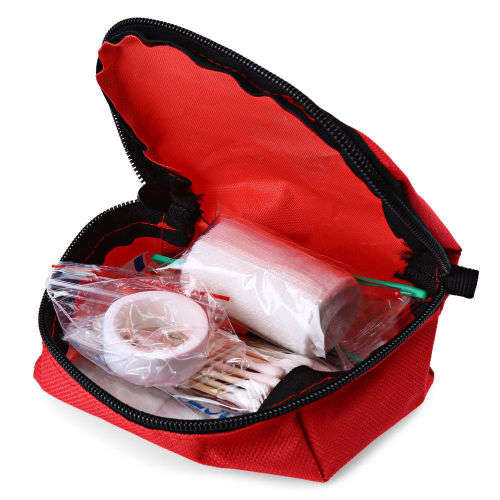 Outdoor Hiking Camping Survival Travel Emergency First Aid Kit Rescue Bag Case