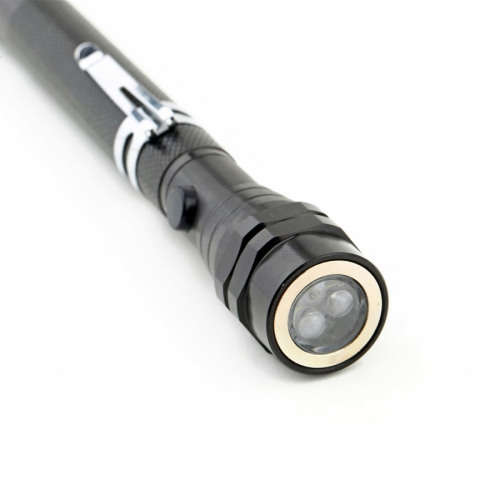 3 LED Torch Flashlight Magnetic Pick Up Tool Extendable