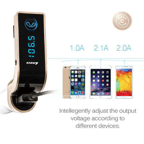 G7 Car Charger Wireless MP3 Music Player LCD Display Bluetooth Audio Receiver