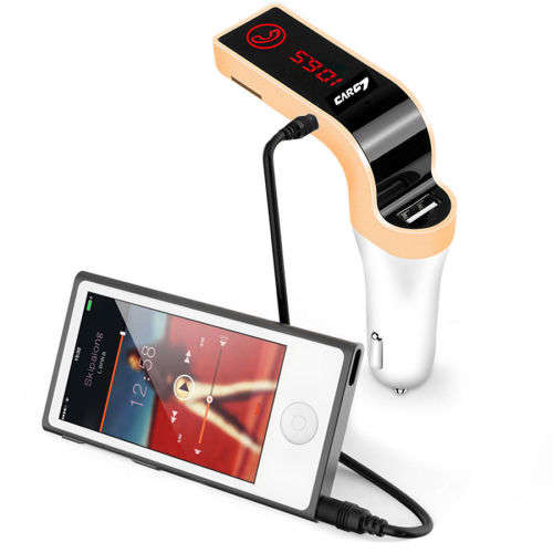 G7 Car Charger Wireless MP3 Music Player LCD Display Bluetooth Audio Receiver