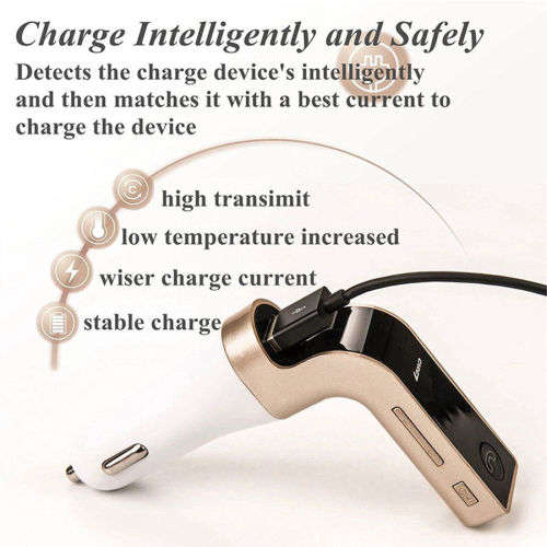 G7 Car Charger Wireless MP3 Music Player LCD Display Bluetooth Audio Receiver