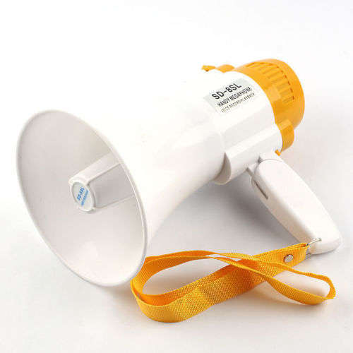 15w Handheld Megaphone Loud Speaker Sports Cheerleading Bullhorn Handy