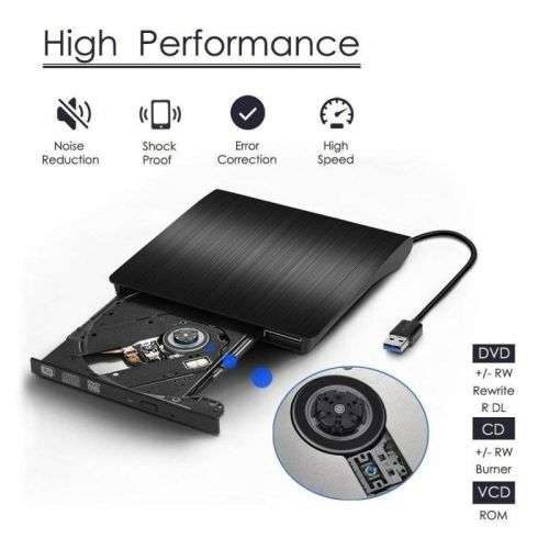 USB 3.0 POP-UP Mobile External Rewritable Drive External ODD & HDD Device