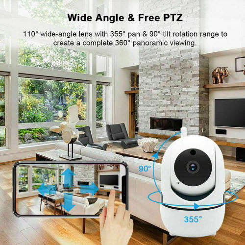 HD 3.6mm 2.0MP Lens Super Clear Wifi IP Camera Night Vision Two-Way Audio Smart Home Video System