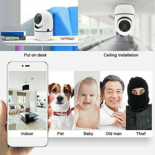 HD 3.6mm 2.0MP Lens Super Clear Wifi IP Camera Night Vision Two-Way Audio Smart Home Video System