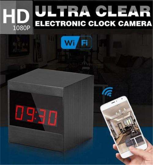 WIFI HD Remote Network Electronic Clock Camera 1080P