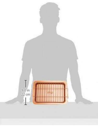 Bacon Bonanza by Gotham Steel Oven Healthier Drip Rack Tray with Pan