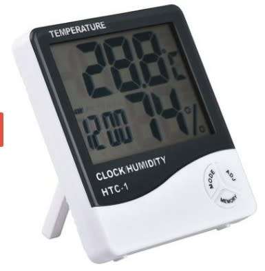 Temperature Humidity Meter And Clock