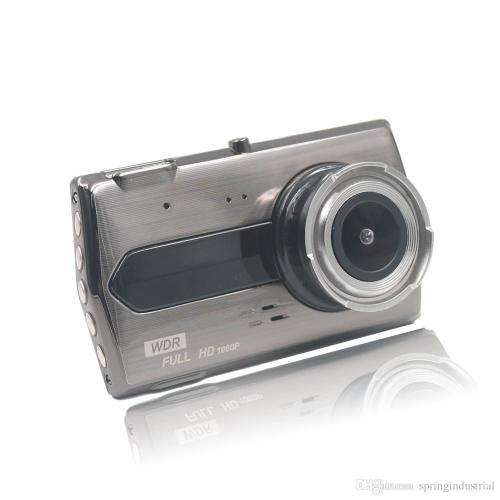 4 inch Dual Lens Camera HD Car DVR Video Dash Cam Front Rear Recorder