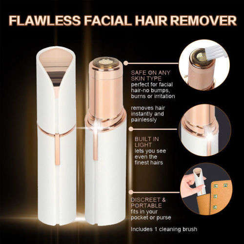Flawless Skin Women Painless Hair Remover Face Facial Finishing Touch Epilator