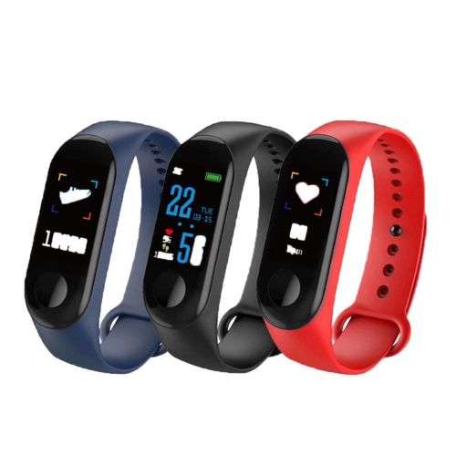 M3 Smart Watch Bracelet Fitness Activity Tracker Blood Pressure HeartRate