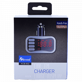 KCB-902 Car FM Charger Modulator AUX Wireless