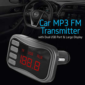 KCB-902 Car FM Charger Modulator AUX Wireless