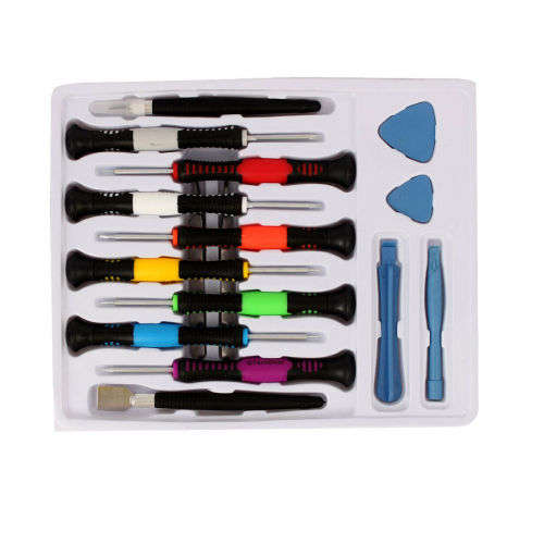 16 in 1 Kit Screwdriver Tweezer Set Versatile Repair Tools for PC PDA Phone