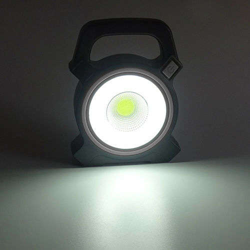 Lumen Rechargeable COB LED Solar Work Light Outdoor Camping Handheld Lamp