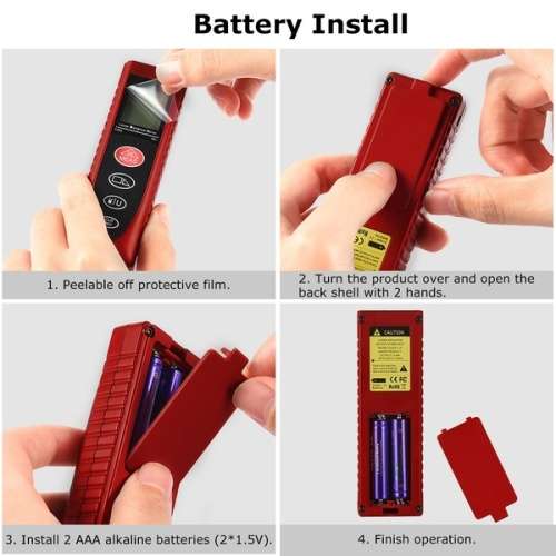 80M Handheld Digital Laser Distance Meter Range Finder Measure Diastimeter