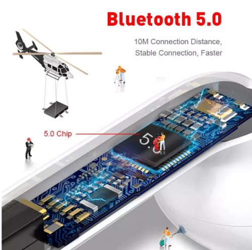 i12 TWS Wireless Bluetooth Airpods Earphones For ALL PHONES Earbuds Earplugs