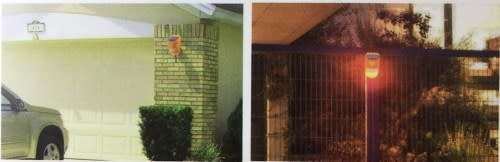 Safety Light Alarm Solar Warning Light