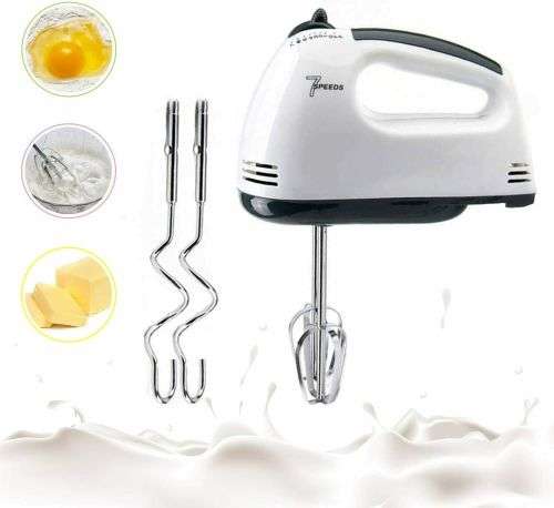 Scarlett Super Hand Mixer Easy To Hold With 7 Speed Adjustment