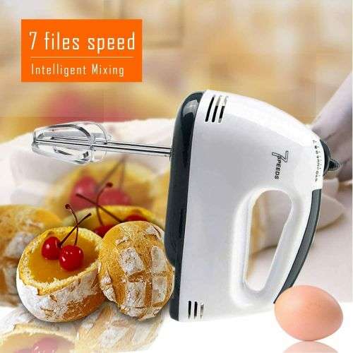 Scarlett Super Hand Mixer Easy To Hold With 7 Speed Adjustment