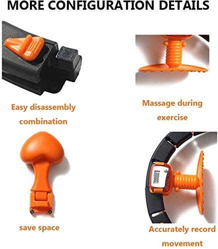 Detachable Smart Hula Hoola Hoop Lose Weighted Ab Exercise Fitness Sports