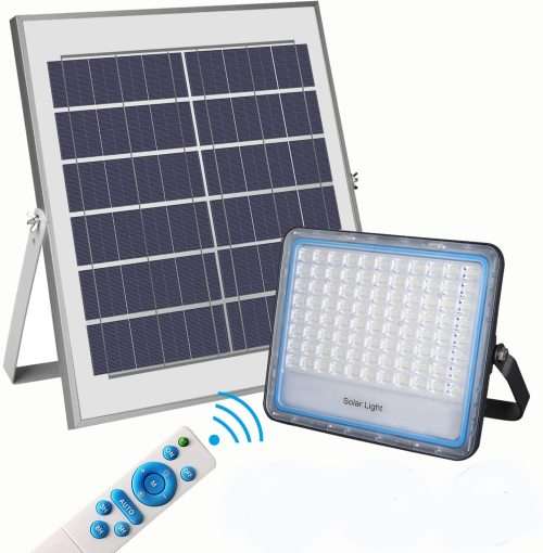 100W Solar Flood Light IP67 LED Outdoor Solar Garden Light With Remote Control