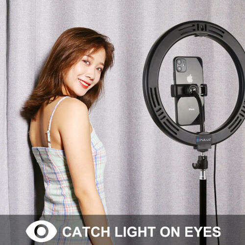 LED Curved Diffuse Ring Fill Light Mobile Phone Live Selfie Dimmable