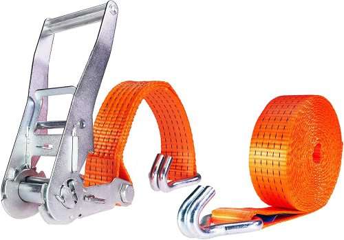 Heavy Duty 10m X 50mm Ratchet Tie Down Strap Trailer Cargo Belt Truck Tie