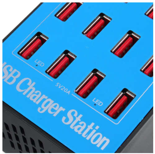 20 ports USB Intelligent Distribution Charger Desktop Fast Charging Station