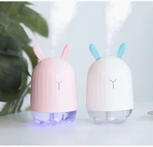 1pc Cute Rabbit Humidifier USB Aroma Diffuser With LED Light