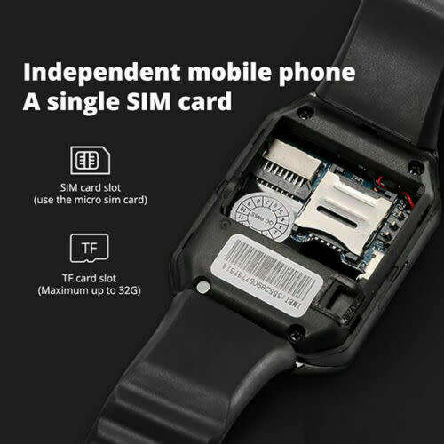 Bluetooth Camera Smart Watch Fitness Sports Run