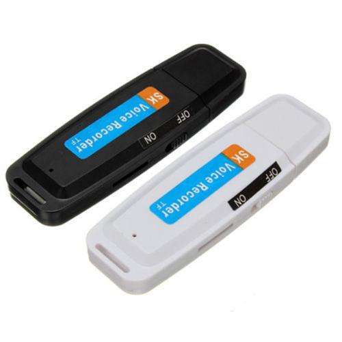 U-Disk USB Flash Drive Up To 32GB Micro SD TF Digital Audio Voice Recorder Pen