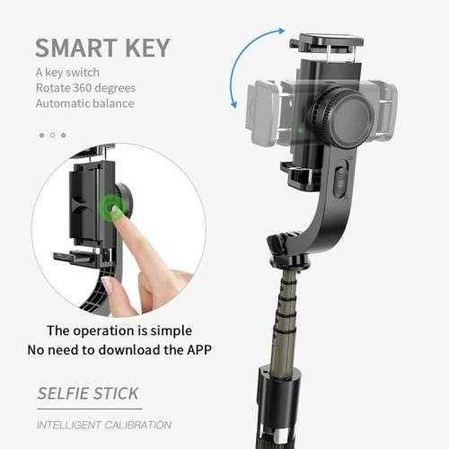 Gimbal Handheld Balance Stabilizer Tripod Mobile Phone Bluetooth Selfie Stick