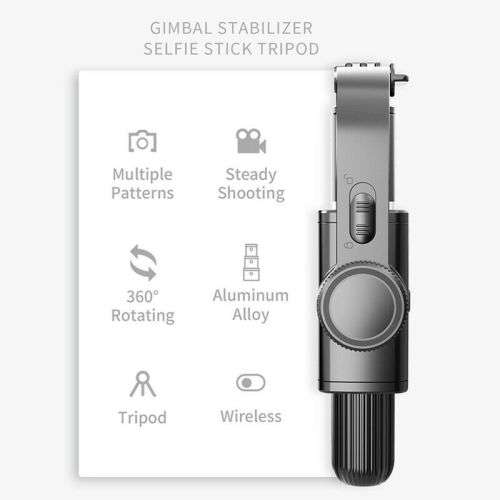Gimbal Handheld Balance Stabilizer Tripod Mobile Phone Bluetooth Selfie Stick