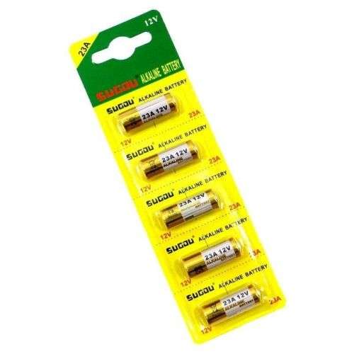 5pcs 23A 12V Battery