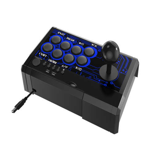 7 IN 1 USB Wired Arcade Fighting Stick Joystick With Metal Base