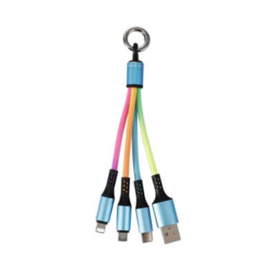 Charge Data Cable With Ring Holder 3 in 1