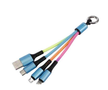Charge Data Cable With Ring Holder 3 in 1