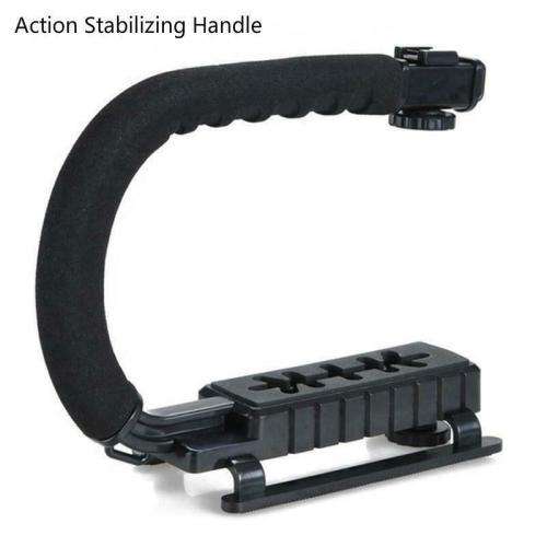 Stabilizer C-Shape  Bracket Video Handheld Grip For DV Camcorder Camera DSLR
