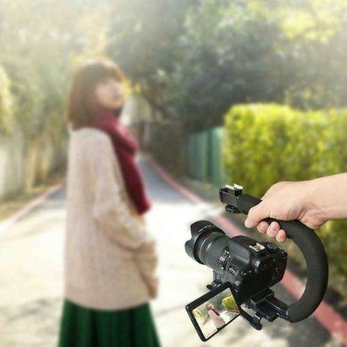 Stabilizer C-Shape  Bracket Video Handheld Grip For DV Camcorder Camera DSLR