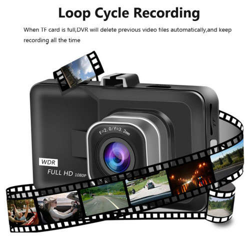 Dual Lens Rearview Video Camera Recorder Car DVR Camera Full HD 1080P