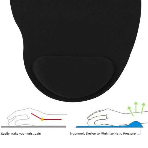 Ergonomic Support PC Laptop Mat Slip Non Comfort Rest Computer Mouse Pad Wrist