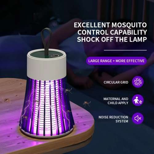 Outdoor Mosquito Killer Lamp USB Bug Zapper Electric for Bedroom Livingroom Patio Camping