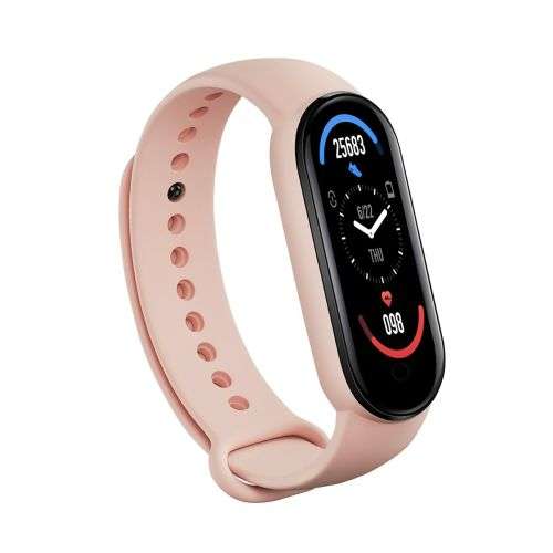 M6 Smart Band with Heart Rate Monitor Fit Pro App